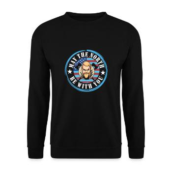 Viking - Sweat-shirt Unisexe - noir - Devant - Alina (178cm) & Michal (187cm)