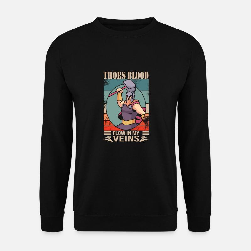 Wikinger - Unisex Pullover - Schwarz