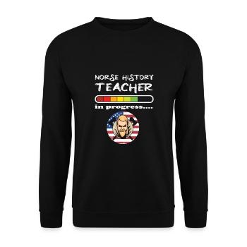 Viking - Sweat-shirt Unisexe - noir - Devant - Alina (178cm) & Michal (187cm)