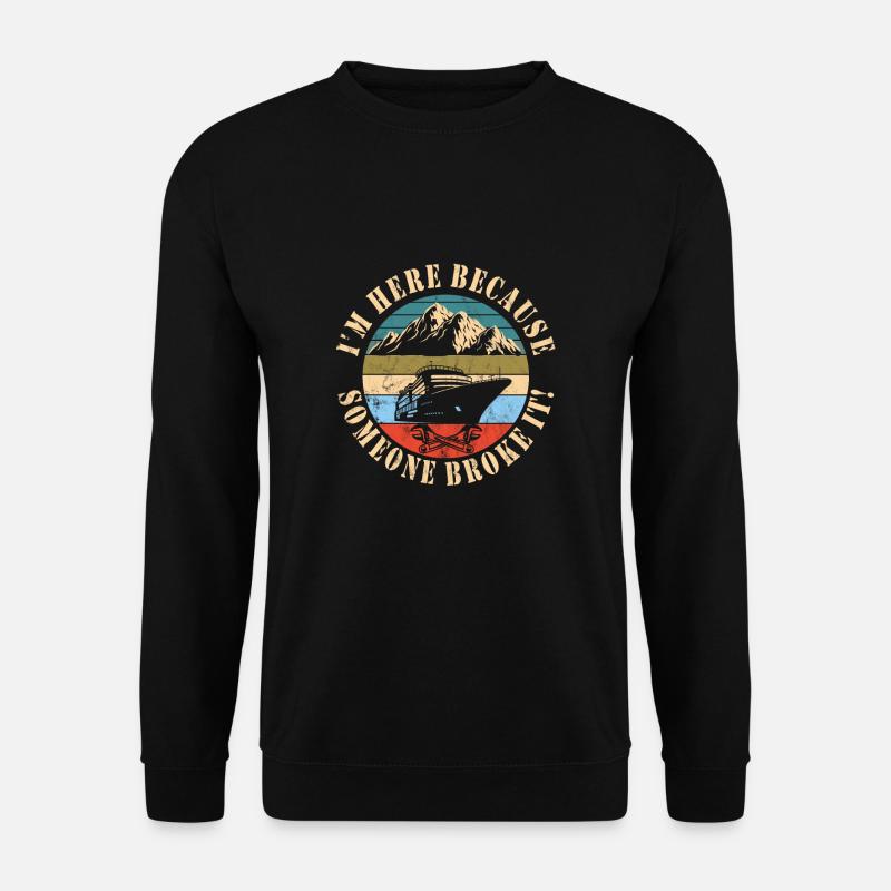 Schiffsmechaniker - Unisex Pullover - Schwarz