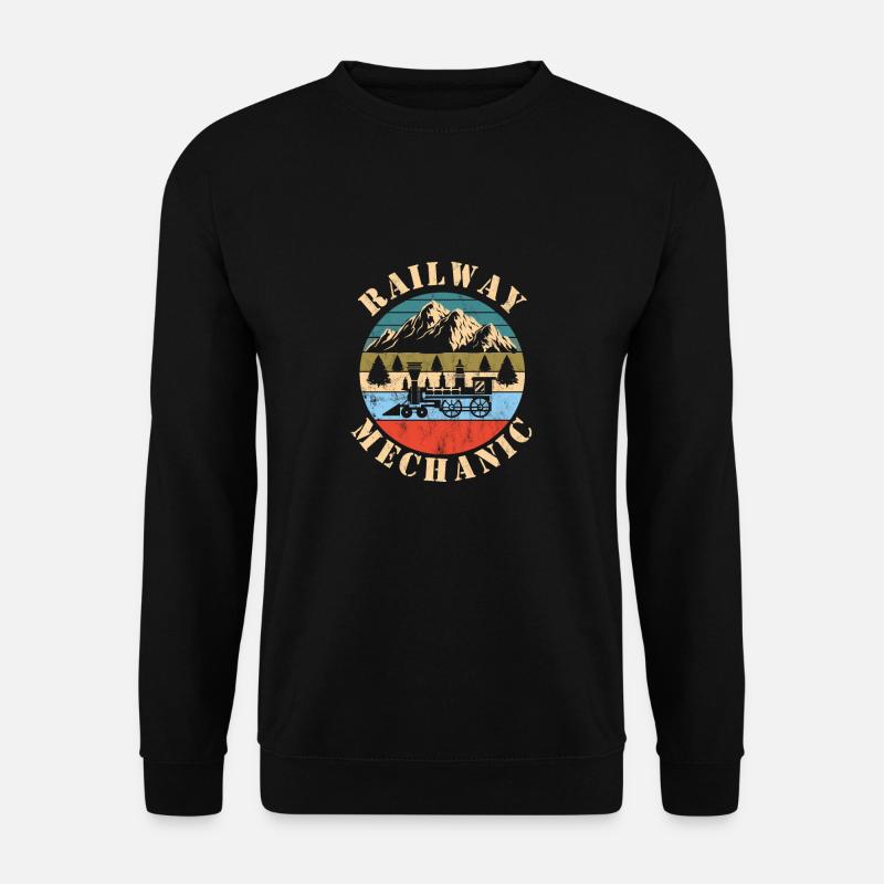 Train mechanic - Unisex Sweatshirt - black