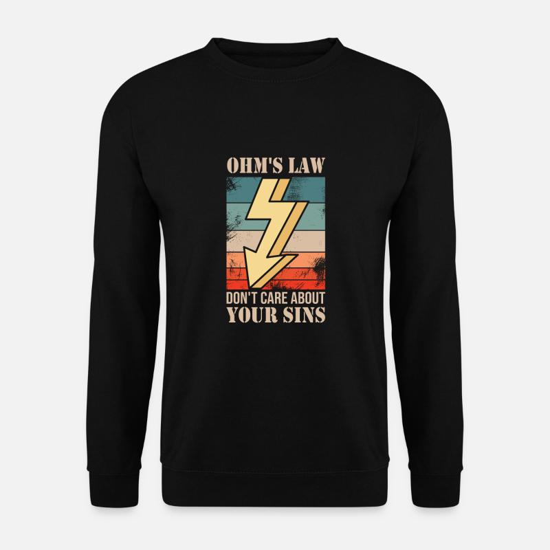 Elektriker - Unisex Pullover - Schwarz
