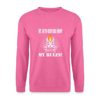 Mécanicien automobile - Sweat-shirt Unisexe - rose - Devant