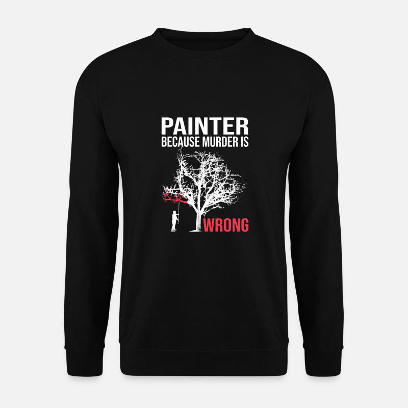 Maler - Unisex Pullover - Schwarz