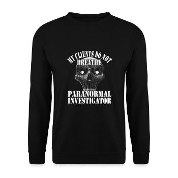 Chasseurs de fantômes - Sweat-shirt Unisexe - noir - Devant - Alina (178cm) & Michal (187cm)