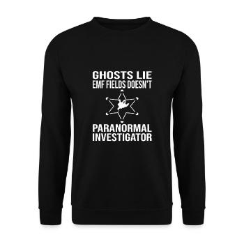 Chasseurs de fantômes - Sweat-shirt Unisexe - noir - Devant - Alina (178cm) & Michal (187cm)