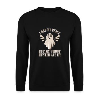 Chasseurs de fantômes - Sweat-shirt Unisexe - noir - Devant - Alina (178cm) & Michal (187cm)