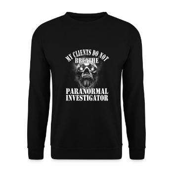 Chasseurs de fantômes - Sweat-shirt Unisexe - noir - Devant - Alina (178cm) & Michal (187cm)
