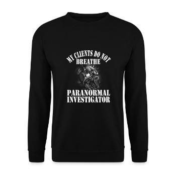 Chasseurs de fantômes - Sweat-shirt Unisexe - noir - Devant - Alina (178cm) & Michal (187cm)