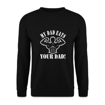 Culturisme - Sweat-shirt Unisexe - noir - Devant - Alina (178cm) & Michal (187cm)