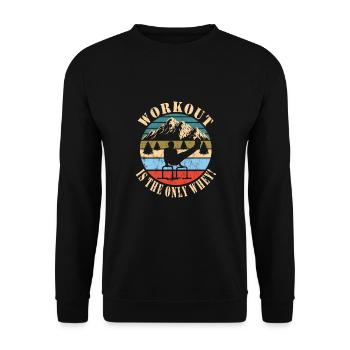 Circuit training - Unisex Sweatshirt - black - Front - Alina (178cm) & Michal (187cm)