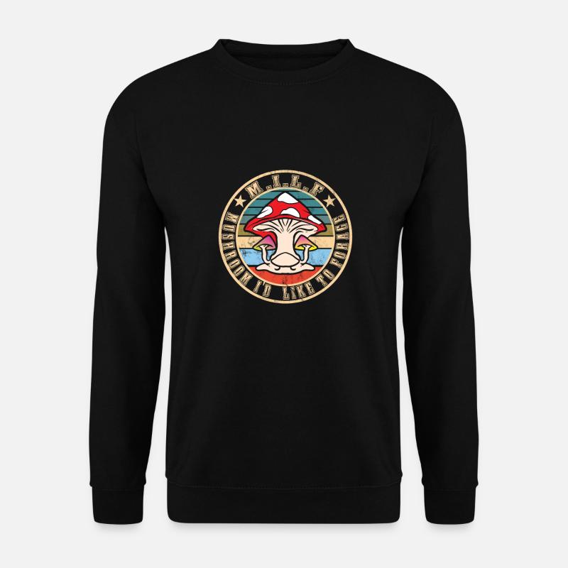 Cueillette de champignons - Sweat-shirt Unisexe - noir
