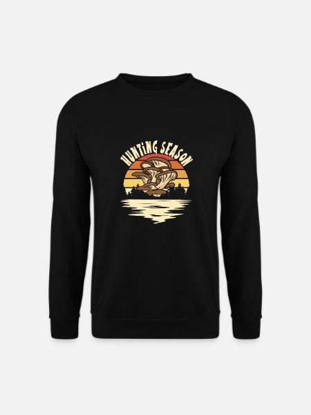 Mushroom picking - Unisex Sweatshirt - black