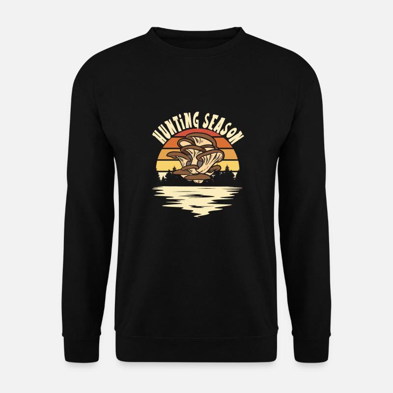Cueillette de champignons - Sweat-shirt Unisexe - noir
