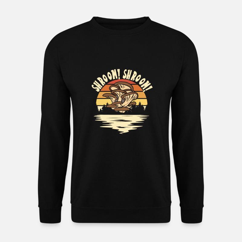 Cueillette de champignons - Sweat-shirt Unisexe - noir