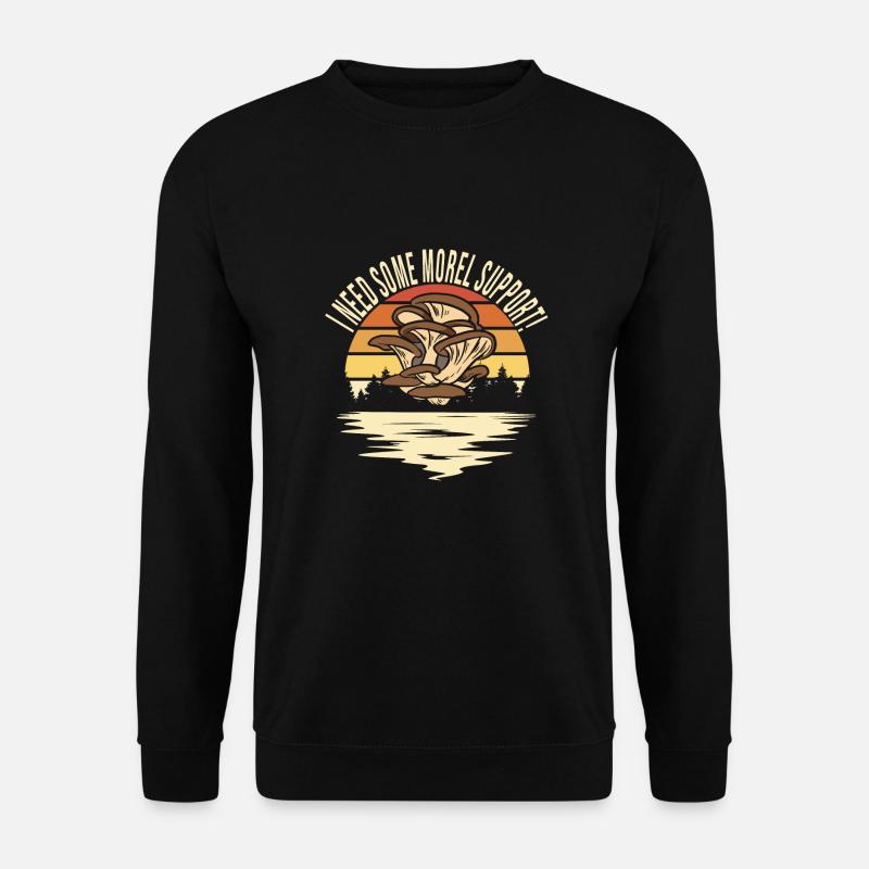 Cueillette de champignons - Sweat-shirt Unisexe - noir
