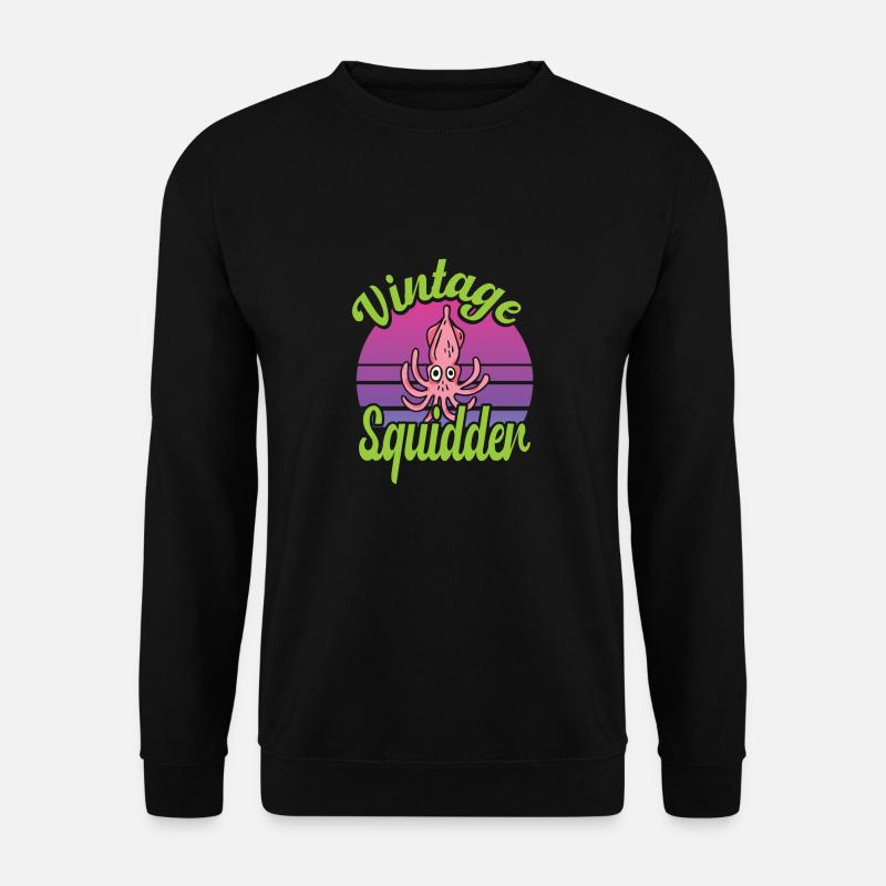 Oktopus - Unisex Pullover - Schwarz