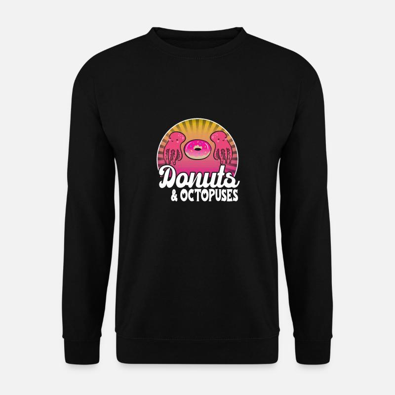 Oktopus - Unisex Pullover - Schwarz