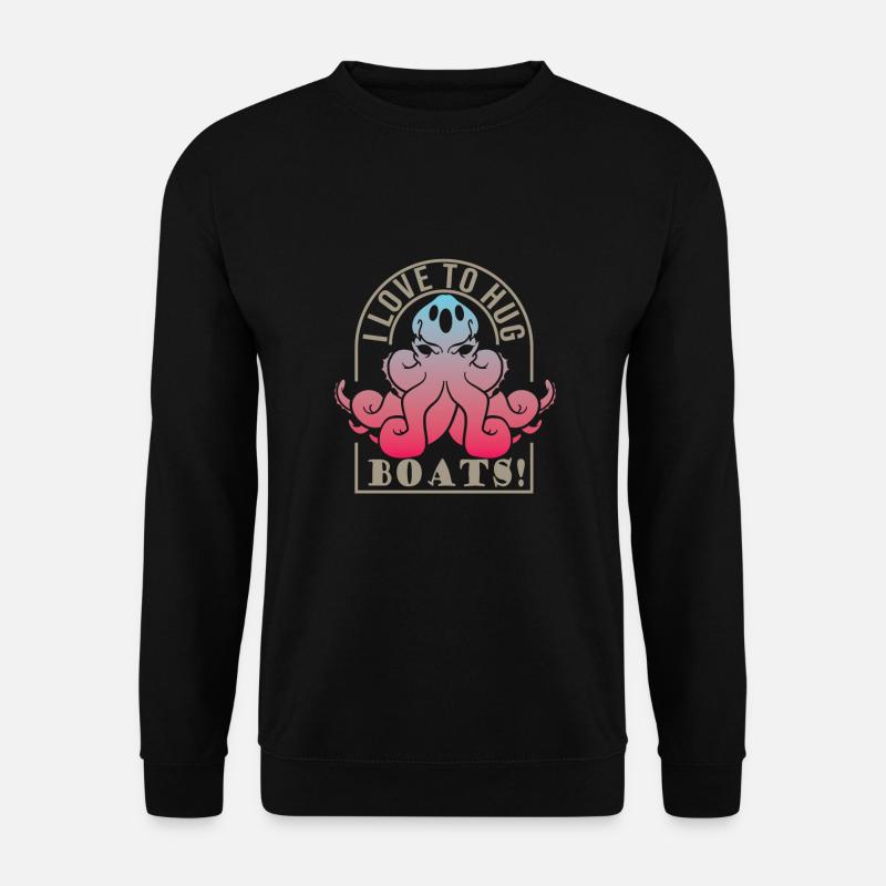 Oktopus - Unisex Pullover - Schwarz
