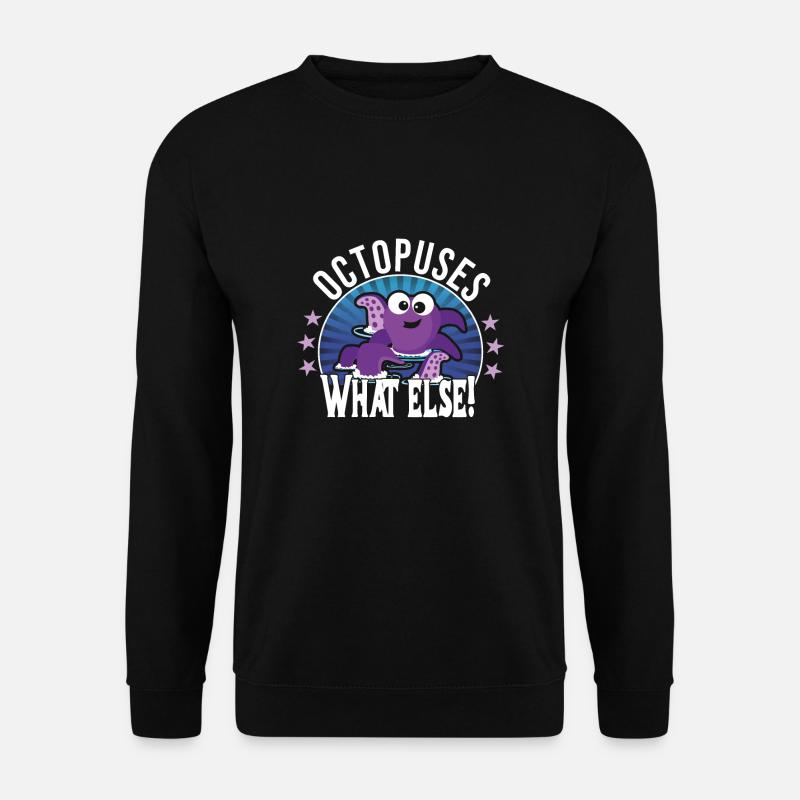 Octopus - Unisex Sweatshirt - black