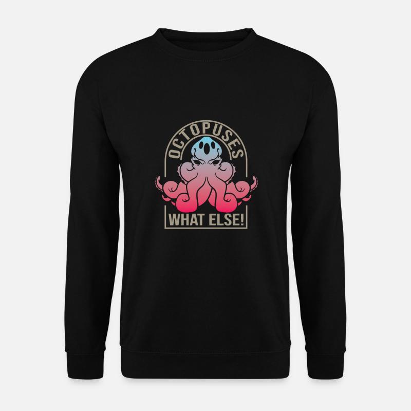 Octopus - Unisex Sweatshirt - black