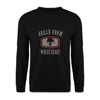 Jelly Whisperer - Unisex Sweatshirt - black - Front - Alina (178cm) & Michal (187cm)