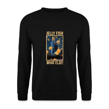Jelly Whisperer - Unisex Sweatshirt - black - Front - Alina (178cm) & Michal (187cm)