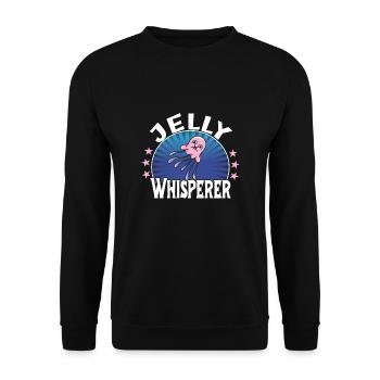 Jelly Whisperer - Unisex Sweatshirt - black - Front - Alina (178cm) & Michal (187cm)