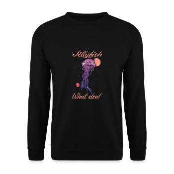 Jelly Whisperer - Unisex Sweatshirt - black - Front - Alina (178cm) & Michal (187cm)