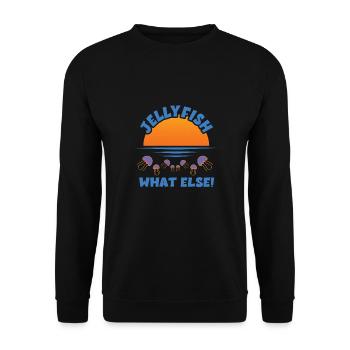Jelly Whisperer - Unisex Sweatshirt - black - Front - Alina (178cm) & Michal (187cm)