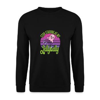 Jelly Whisperer - Unisex Sweatshirt - black - Front - Alina (178cm) & Michal (187cm)