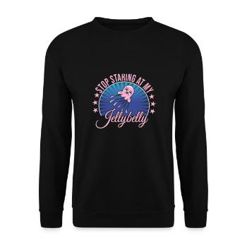 Jelly Whisperer - Unisex Sweatshirt - black - Front - Alina (178cm) & Michal (187cm)