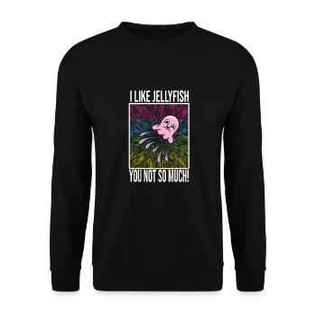 Jelly Whisperer - Unisex Sweatshirt - black - Front - Alina (178cm) & Michal (187cm)