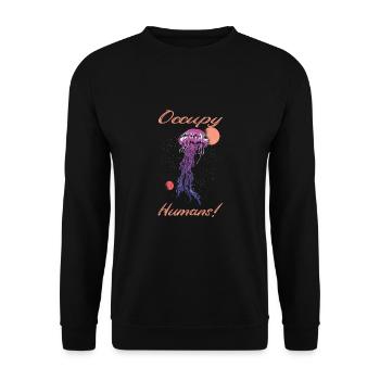 Jelly Whisperer - Unisex Sweatshirt - black - Front - Alina (178cm) & Michal (187cm)