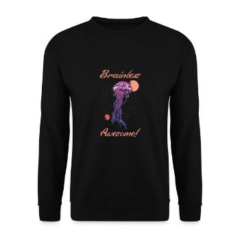 Jelly Whisperer - Unisex Sweatshirt - black - Front - Alina (178cm) & Michal (187cm)