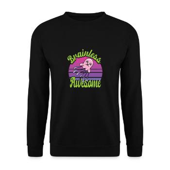 Jelly Whisperer - Unisex Sweatshirt - black - Front - Alina (178cm) & Michal (187cm)