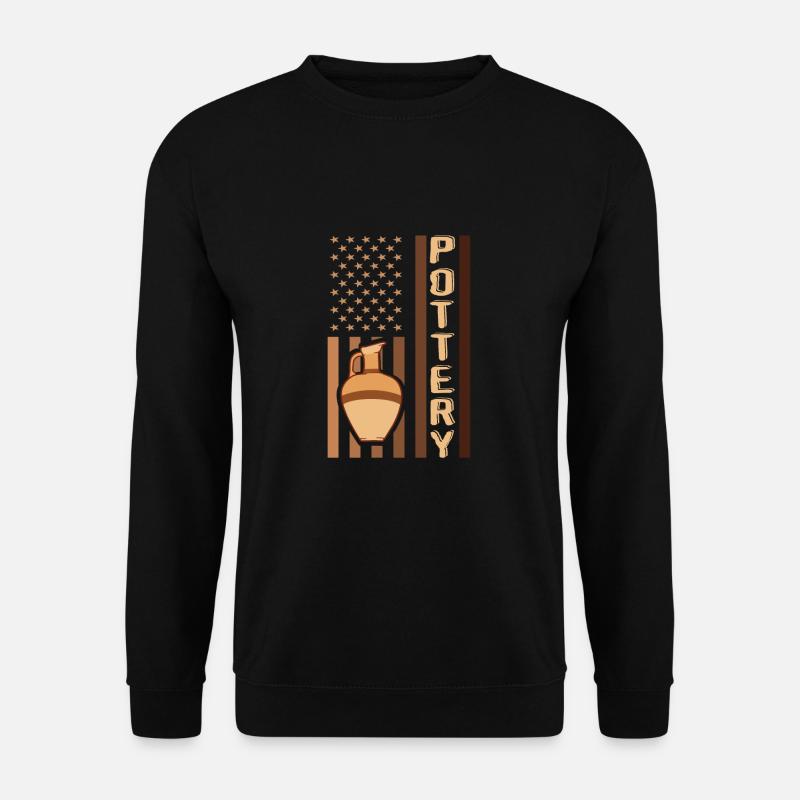 Make pottery - Unisex Sweatshirt - black