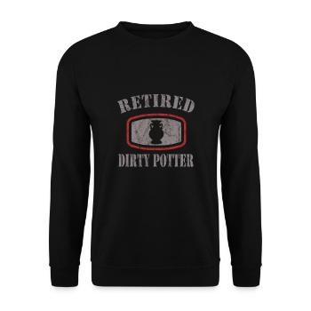 Make pottery - Unisex Sweatshirt - black - Front - Alina (178cm) & Michal (187cm)