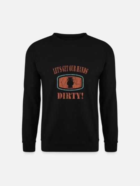 Make pottery - Unisex Sweatshirt - black