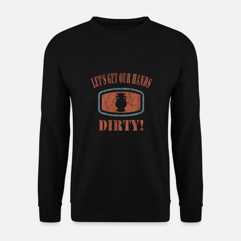 Make pottery - Unisex Sweatshirt - black