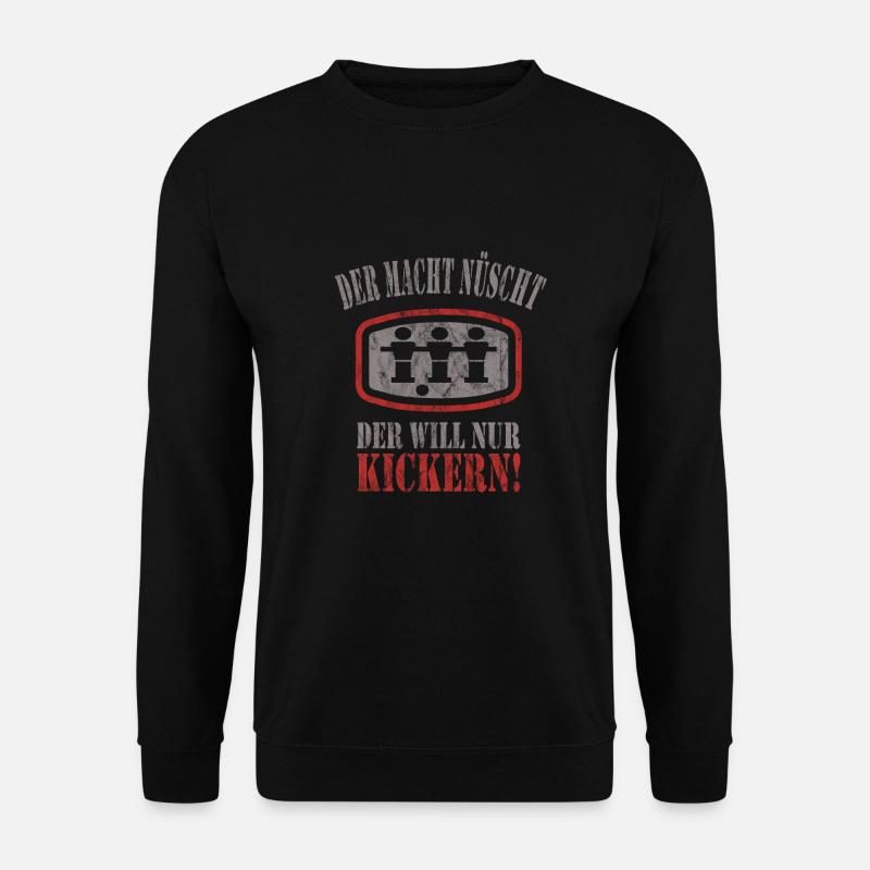 Tischfussball - Unisex Pullover - Schwarz