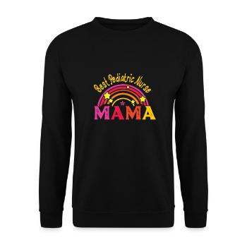 Infirmière pour enfants - Sweat-shirt Unisexe - noir - Devant - Alina (178cm) & Michal (187cm)