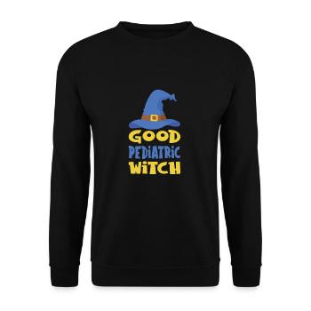 Children's nurse - Unisex Sweatshirt - black - Front - Alina (178cm) & Michal (187cm)