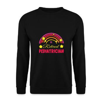 Children's nurse - Unisex Sweatshirt - black - Front - Alina (178cm) & Michal (187cm)