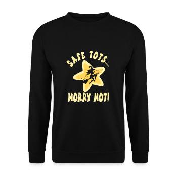 Babysitter - Unisex Sweatshirt - black - Front - Alina (178cm) & Michal (187cm)