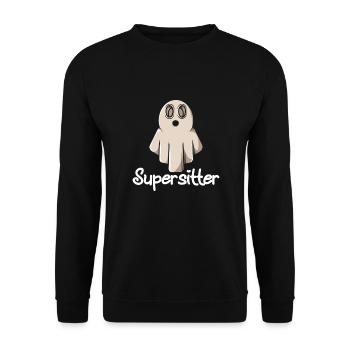 Babysitter - Unisex Sweatshirt - black - Front - Alina (178cm) & Michal (187cm)