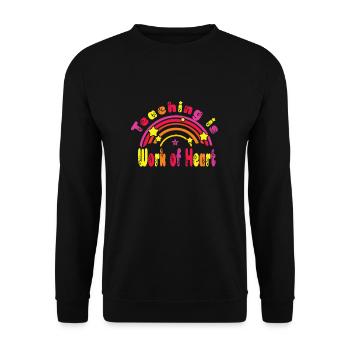 École maternelle - Sweat-shirt Unisexe - noir - Devant - Alina (178cm) & Michal (187cm)
