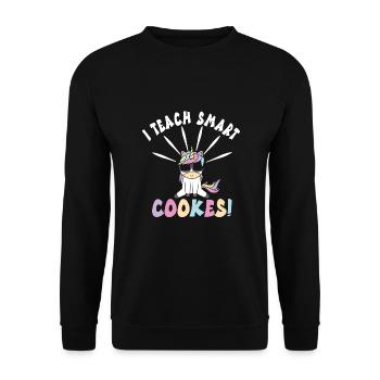 École maternelle - Sweat-shirt Unisexe - noir - Devant - Alina (178cm) & Michal (187cm)