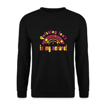 Kindergarten - Unisex Pullover - Schwarz - Vorne - Alina (178cm) & Michal (187cm)