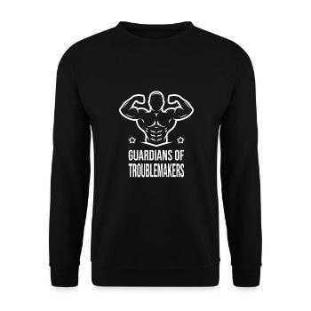 École maternelle - Sweat-shirt Unisexe - noir - Devant - Alina (178cm) & Michal (187cm)